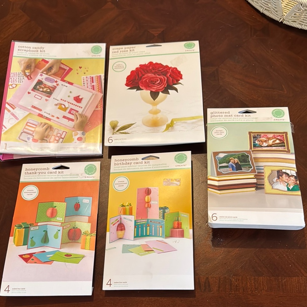 Martha Stewart Kit Sets with Various Designs NWT